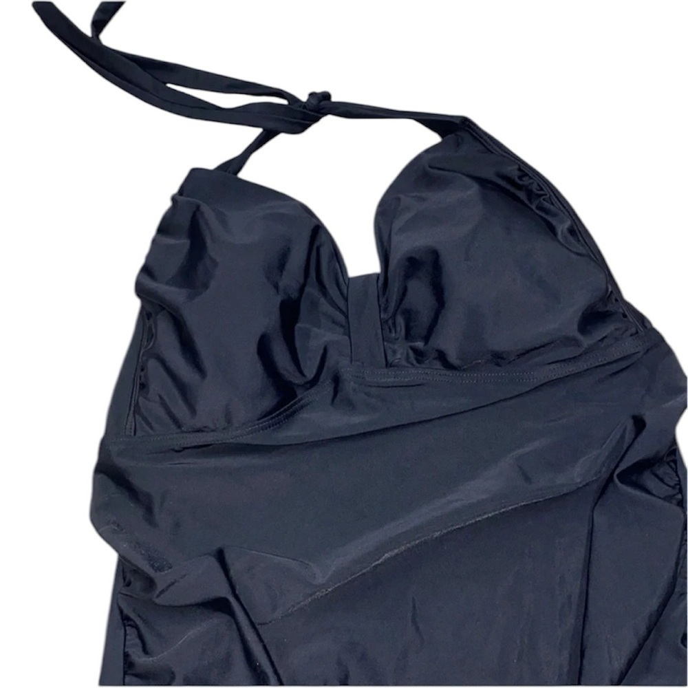 Kimi & Kai maternity black one piece swimsuit size XLarge